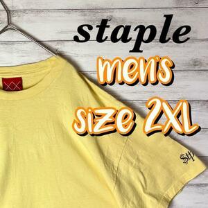 【US古着　送料無料】staple デザインTシャツ サイズ2XL相当