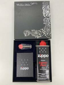 現状品 ZIPPO ジッポー MADE IN USA ライター アラベスク GIFT BOX オイル 付属品付き コレクション K1504