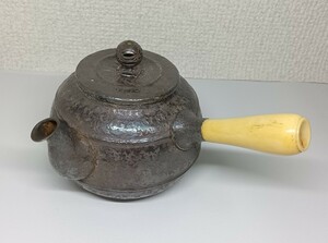 純銀 急須 茶道具 茶器 約246g 時代物 横手急須 煎茶道具 