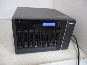 QNAP TVS-EC880 NAS 8ベイ ★48TB/R+MS2 ( 6TBx8) メモリー32GB+CPUXeon( R) E3-1246v3★動作品★ NO:315