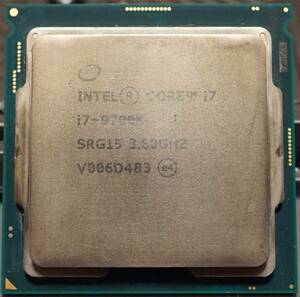【動作確認済】Intel Core i7 9700K LGA1151 CPU本体のみ
