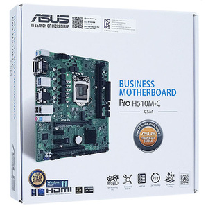 ASUS製 MicroATXマザーボード Pro H510M-C/CSM LGA1200 [管理:1000019698]