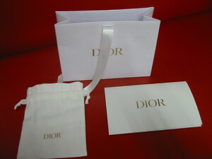 DIOR　紙バック　巾着袋