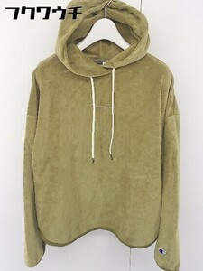 ◇ Champion チャンピオン 長袖 パーカー サイズM カーキ系 レディース