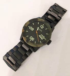 【11247】NIXON　ニクソン　クオーツ　メンズ　腕時計　A276　1428　ミリタリー　アナログ　3針　SS　服飾小物　小物　時間　ファッション
