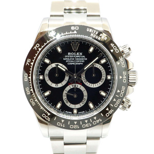 【天白】ロレックス 腕時計 デイトナ 116500LN ブラック 正規OH 自動巻き SS クロノ メンズ 箱 保証書 2017年