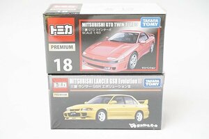 TOMICA トミカ プレミアム 三菱 ランサー GSR エボリューションIII タカラトミーモール限定 / 三菱 GTO ツインターボ 2点セット