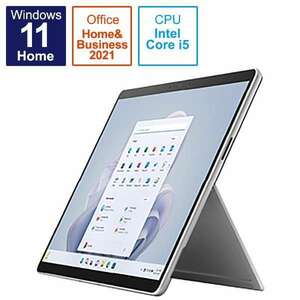 新品 Microsoft Surface Pro 9 QEZ-00011 13型 Core i5 メモリ8GB ストレージ256GB 顔認証 office 2021搭載 Windows 11 Type-C