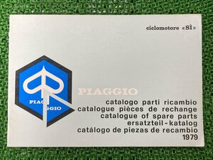 SI パーツリスト 1版 ピアジオ 正規 中古 バイク 整備書 PIAGGIO スペアパーツカタログ イタリア語 車検 パーツカタログ 整備書