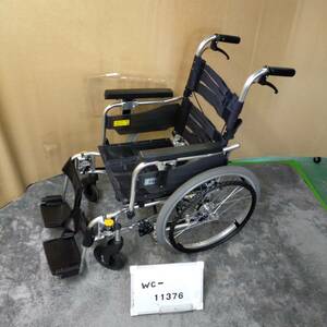 (WC-11376)MiKi/ミキ MM-Fit Lo20 モジュール 低座面タイプ 小柄 自走式/車椅子/車イス/車いす 洗浄/消毒済 介護用品【中古】