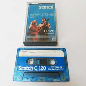 Scotch　カセットテープ　C-120　レトロ　スコッチ　住友スリーエム　良品専科カセットテープ　管理6