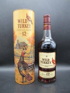 WILD TURKEY ワイルドターキー 12年 バーボンウイスキー 750ml 50.5％【未開栓】古酒