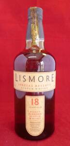 古酒/LISMORE 18年 SPECIAL RESERVE リズモア スペシャル リザーブ スコッチ ウイスキー 750ml 43%/保管未開封品・箱なし