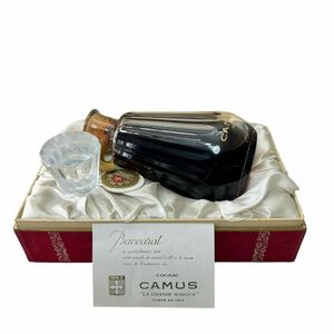 CAMUS カミュ　1863年　COGNAC　LA GRANDE MARQUE　1863　バカラクリスタルデキャンタ　替栓付　700ml 40%　箱付未開栓　フィルム破損