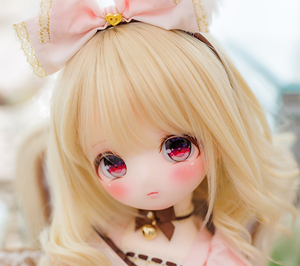 *PUYOO DOLL マイメロディコラボ カスタムヘッド＆ボディ デカールアイ2種 ウィッグ 衣装 1/4　中古 ロンシュカ