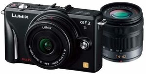 パナソニック デジタル一眼カメラ GF2 ダブルレンズキット(14mm/F2.5パンケ(中古品)
