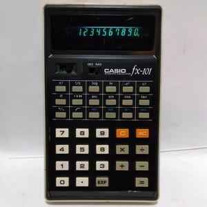 CASIO　カシオ関数電卓 fx-101 昭和レトロ 