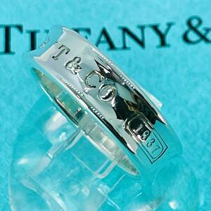 22号 ティファニー ナロー ワイド リング 1837 シルバー TIFFANY&Co.★723