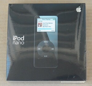 ★新品未開封 Apple アップル iPod nano MA107J/A ブラック 4GB　レア A1137 第1世代 送料520円★