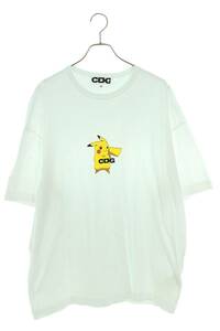 シーディージー CDG ポケモン 22SS SJ-T004 サイズ:M AD2022ロゴピカチュープリントTシャツ 中古 BS99