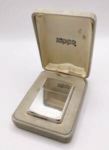 7703000-7【美品】ZIPPO/ジッポ/ジッポー/オイルライター/シルバー/スターリングシルバー/STERLING/着火未確認