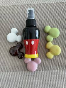◆ミッキーマウス　mickey スプレーボトル（せともの）&箸置き（せともの）ベルメゾン◆