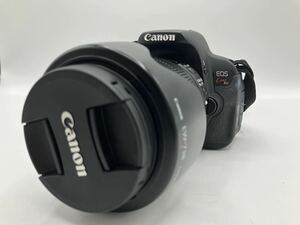 240513441004 Canon キャノン EOS Kiss X6i Lens EF-S 18-135mm 1:3.5-5.6 IS デジタル一眼レフカメラ バッテリー付 現状品 中古