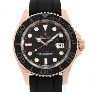 ロレックス ヨットマスター40 116655 ブラック ランダム番 中古 メンズ 腕時計