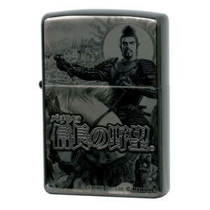 絶版/ヴィンテージ Zippo ジッポー 中古 2008年製造パチンコ 信長の野望 newgin [S]ほぼ新品同様