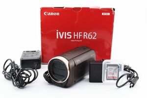 8977　超美品　Canon デジタルビデオカメラ iVIS HF R62 光学32倍ズーム ブラウン IVISHFR62BR