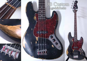 Custom JAZZ Bass/Aged&Relic レリック ジャズ ベース JB/検索FenderプレシジョンMUSICMAN Sadowsky ATELIER Z Spector Warwick ESP sugi