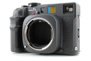 【超美品 保障付 動作確認済】Mamiya 7 II Medium Format Black Camera Body マミヤ 中判カメラボディ レンジファインダー #Q4622