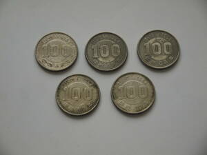 1984年　東京オリンピック　記念硬貨　100円硬貨　5枚セット