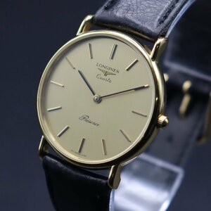 LONGINES Presence ロンジン プレザンス 150 SWISS 6799 クォーツ ゴールドカラー スイス製 2針 アンティーク メンズ腕時計