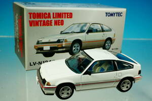 TOMYTEC TOMICA LIMITED VINTAGE NEO LV-N124d Honda BALLADE SPORTS CR-X 1.5i S=1/64
