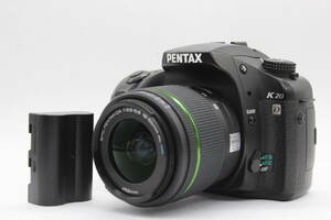 【訳あり品】 ペンタックス Pentax K2 ブラック smc PENTAX-DA 18-55mm F3.5-5.6 AL WR バッテリー付き デジタル一眼 s6188