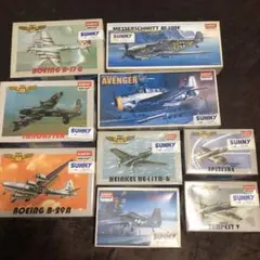 アカデミー　1/72  1/144   プラモデル　戦闘機9点まとめ売り