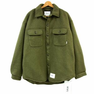 未使用品 定価57,200円 22AW◆WTAPS CPOジャケット WOPO. SHGY シャギー オーバーサイズ メンズ ダブルタップス