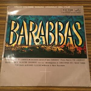 LP OST / BARABBAS コロンビア映画 バラバ / MARIO NACIMBENE / RA 5137 / 5枚以上で送料無料