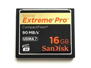 ☆美品☆ CFカード 16GB サンディスク エクストリームプロ SanDisk Extreme Pro コンパクトフラッシュ CompactFlash Card 