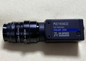 KEYENCE キーエンス 7X High-speed デジタルカラーカメラCV-H035C + レンズHR F1.4/8mm