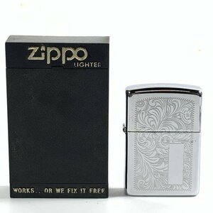 ZIPPO ジッポー ベネチアンデザイン 1989年製 ジッポーライター プラケース付き＊現状品