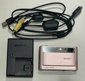 1811 SONY Cyber-shot サイバーショット DSC-T20 デジタルカメラ コンパクトカメラ デジカメ 純正バッテリー 充電器付き 動作確認済み