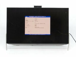 中古 一体型パソコンFMV　FH77/B1　Core i7　7700HQ 　4GB　液晶割れ　BIOSまで表示　ジャンク品　　送料無料