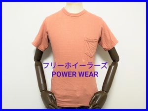 即決! FREEWHEELERS フリーホイーラーズ パワーウェア 無地ポケットTシャツ メンズS　(36-38) POWER WEAR