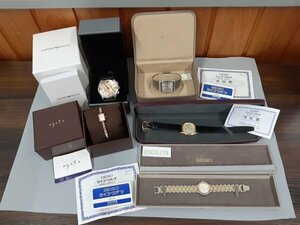 0503U79　時計　腕時計　ジャンク品　おまとめ　agate アガット　SEIKO　EMPORIO ARMANI　など