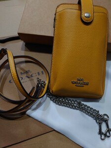 【1スタ】C-478 新品未使用 COACH スマホショルダー 並行輸入品