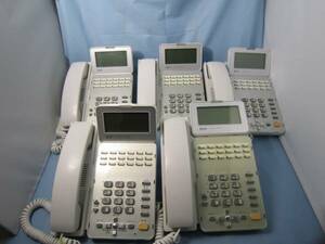 NTT ネットコミュニティシステムαgx-GX18電話機*5台 αGXＭ-ME-2主装置*1台