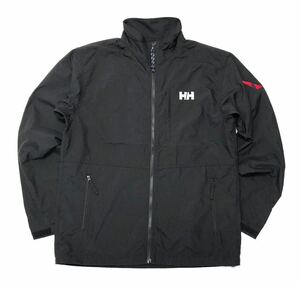 衝撃プライス！【最強アウトドアギア！】【HELLY HANSEN ヘリーハンセン】オリジナルロゴ ナイロンジャンパー【サイズM】ブラック N-N97