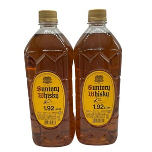 未開栓 SUNTORY サントリー ウイスキー 角 ペットボトル 1.92L 2本セット 1920ml 4-1-12〜13 ⑥同梱不可 N